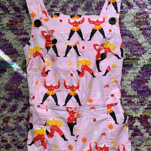 Nooworks Pants - Nooworks Star Girl Coveralls M